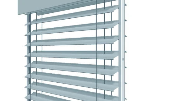 Illustration einer modernen Außenjalousie